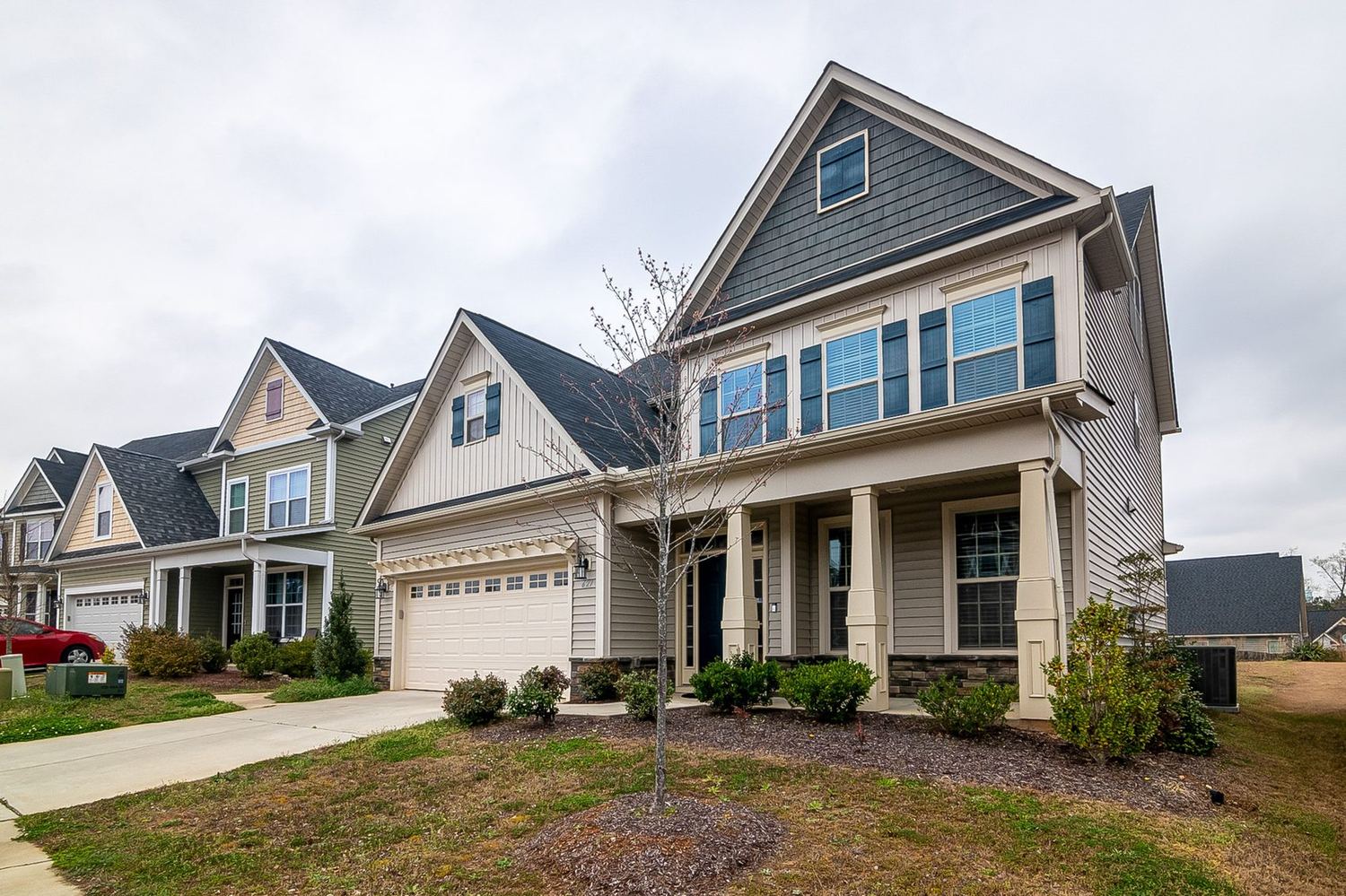 Finished two story home with new siding, roof, and trim